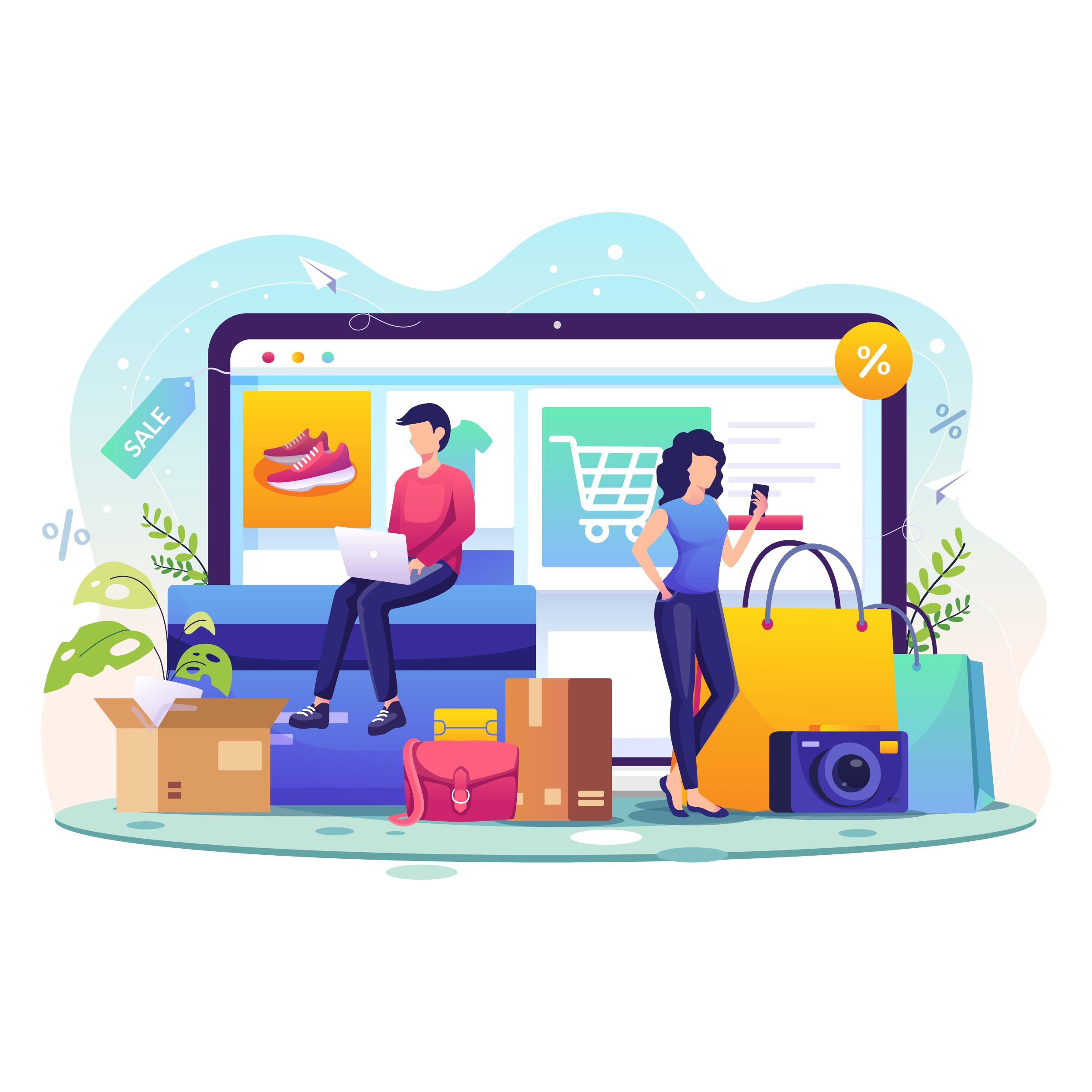 people discussing on board